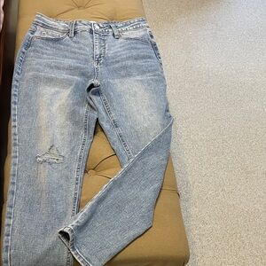 Time and Tru Faded Blue Skinny Jeans